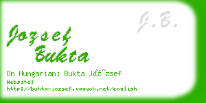 jozsef bukta business card